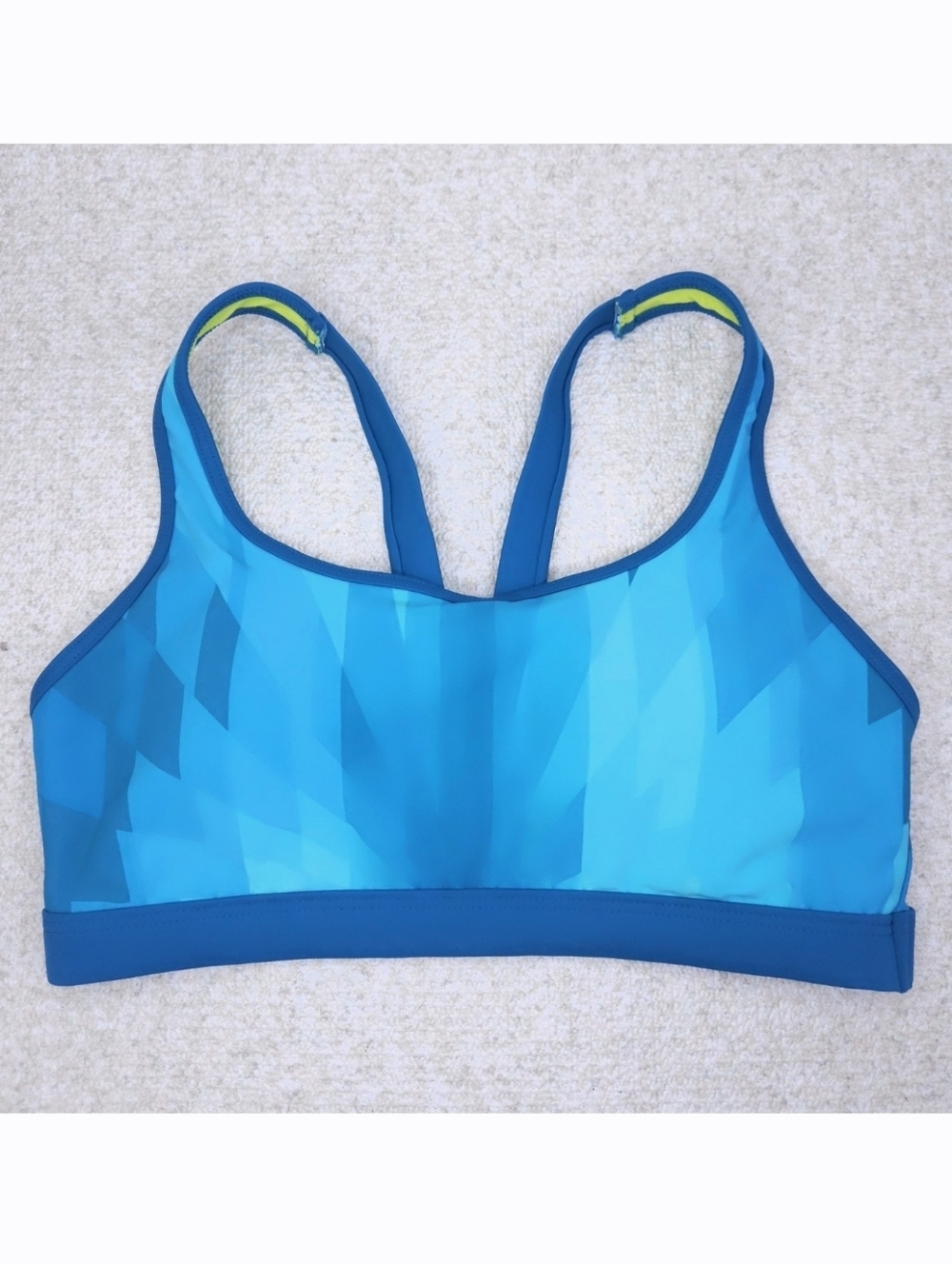 New! TITLE NINE Bikini Top Blue Aqua Firecracker